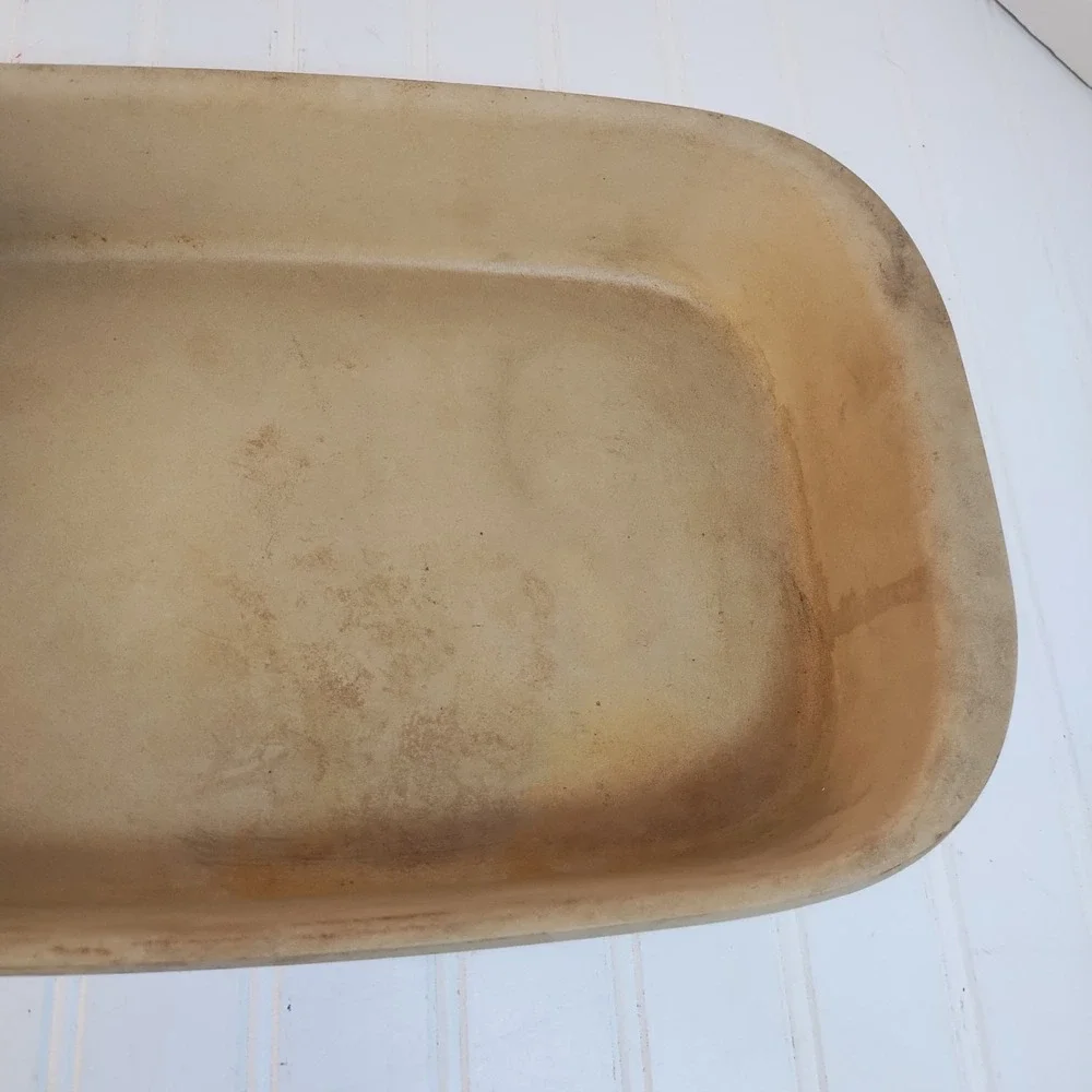 Vintage Pampered Chef Family Heritage Stoneware Rectangular Baker 9x13 Casserole